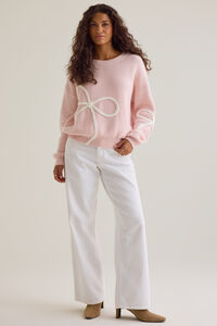 Briar Braided Bow Mama Sweater Detail 3 - Altar'd State
