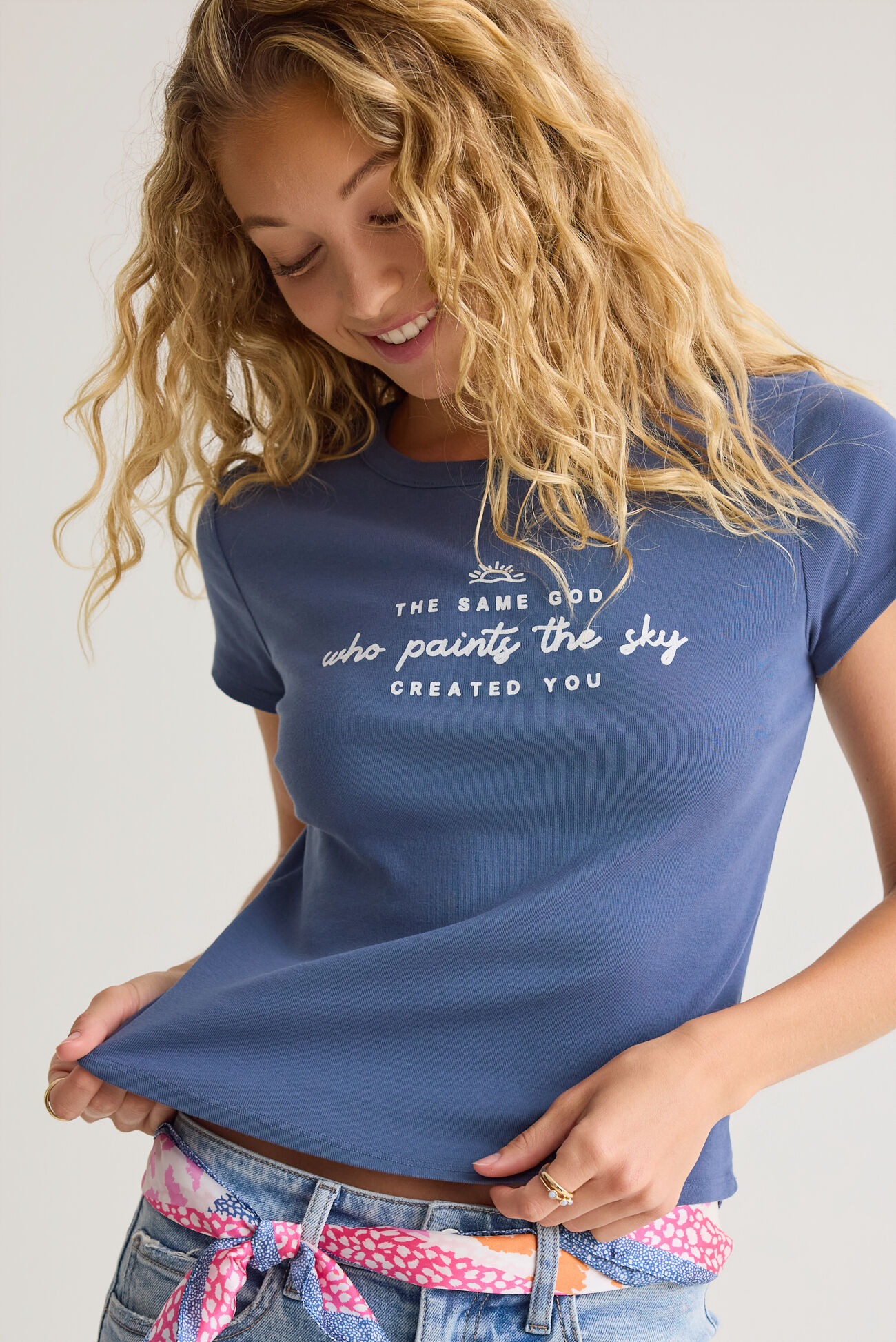 God Paints The Sky Baby Tee