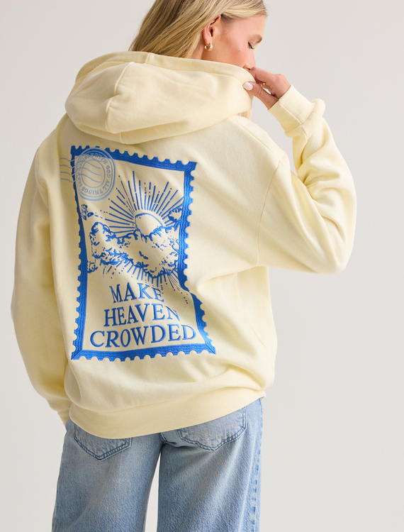 Make Heaven Crowded Hoodie Detail 1 - Altar'd State