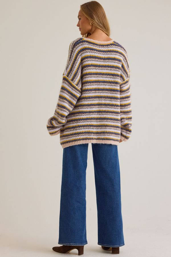 Jo Chunky Knit Cardigan Detail 6 - Altar'd State