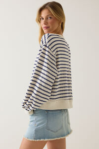 Cady Striped Crew Detail 5 - Altar'd State