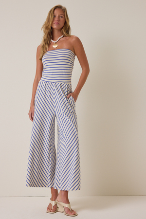 Tay Stripe Jumpsuit - Altar'd State - 