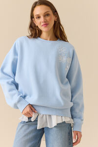 Make Heaven Crowded Graphic Sweatshirt Detail 3 - Altar'd State