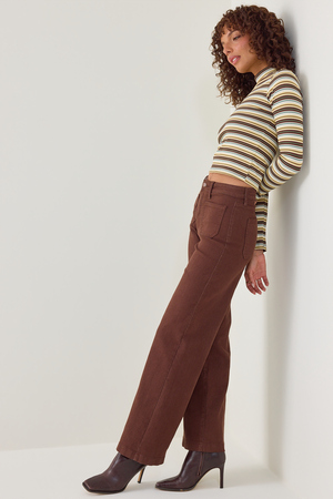 Prestyn High Rise Straight Leg Jeans - Altar'd State - 