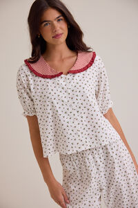 Darleen Holly Gingham Mama Pj Set Detail 2 - Altar'd State