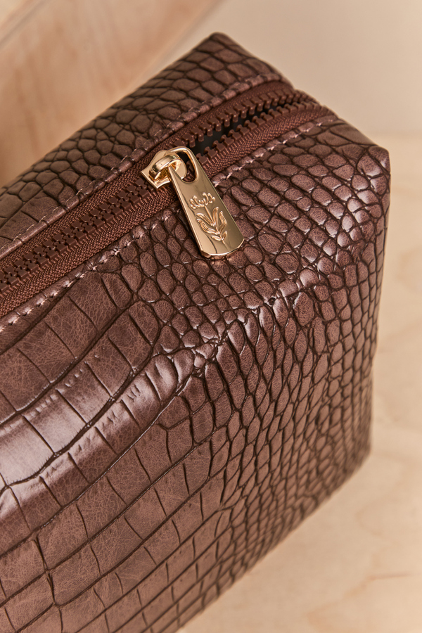 Locker Croc Cosmetic Bag Detail 3 - Altar'd State