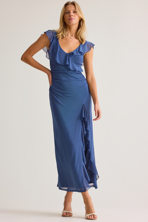 Rylie Ruffle Maxi Dress - Altar'd State - 