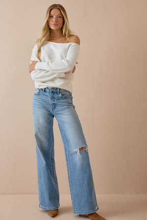 Lyra Asymmetrical Pullover - Altar'd State