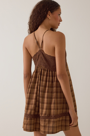 Rachel Plaid Mini Dress - Altar'd State