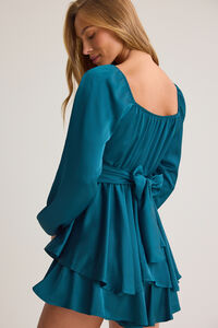 Nora Satin Romper Detail 4 - Altar'd State