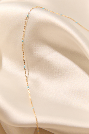 Kendall Blue Dot Necklace - Altar'd State