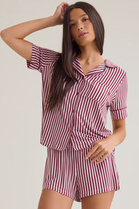 Alessia Button Stripe Shirt - Altar'd State