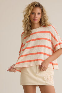 Clara Stripe Boxy Top - Altar'd State