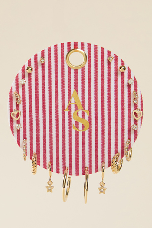 Red & White Striped Earring Pack - Altar'd State - 