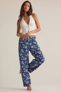 Carrie Floral Boyfriend Jean - Altar'd State
