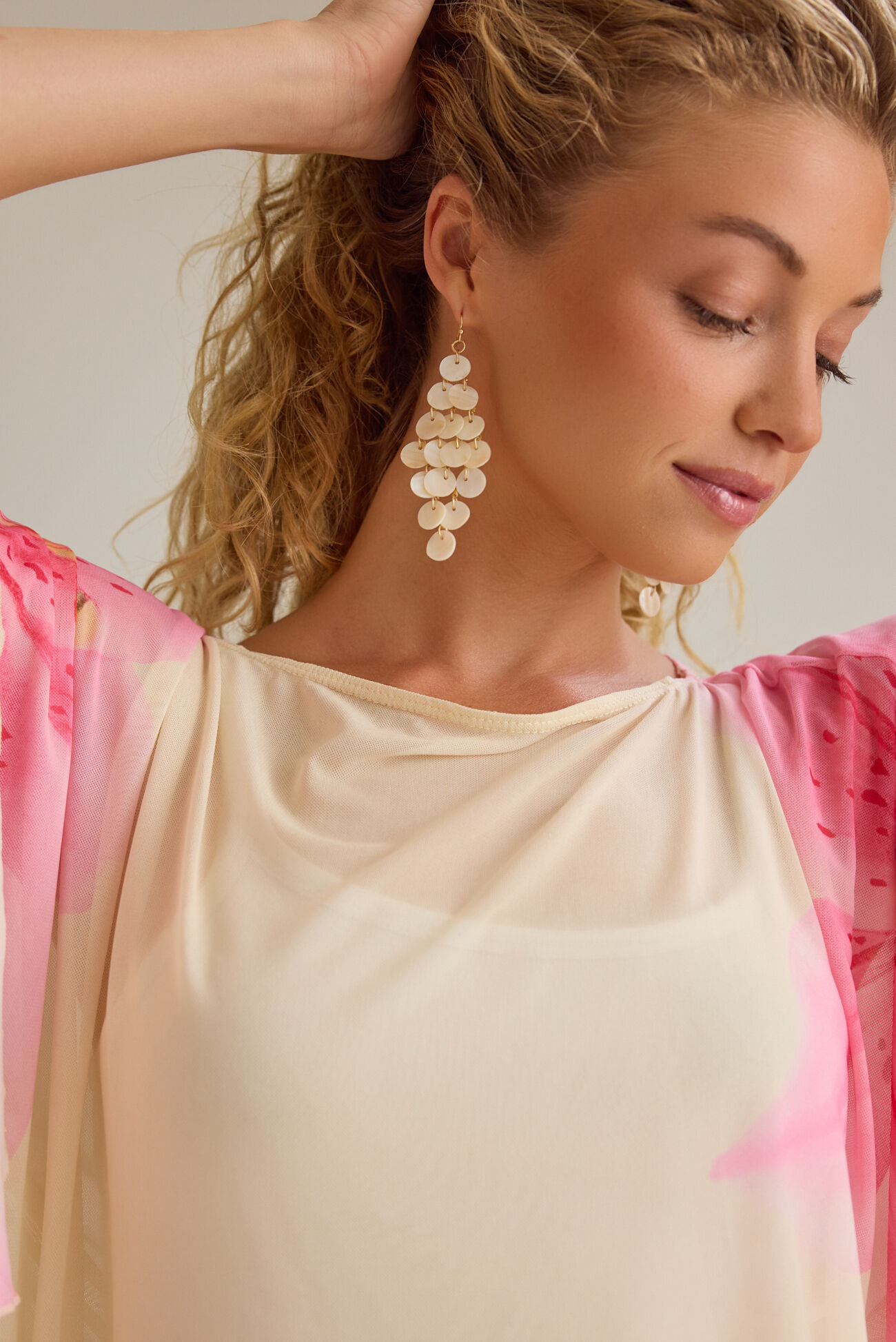 Moonlit Shore Shell Earrings