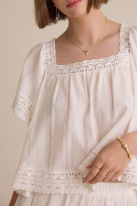 Isolde Lace Baby Doll Top Detail 2 - Altar'd State
