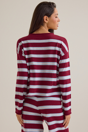 Jordan Striped Lounge Top - Altar'd State