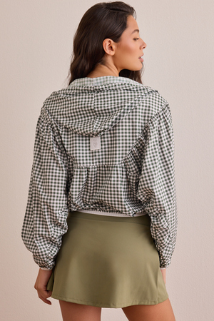 Gingham Lightweight Jacket - Altar'd State - 