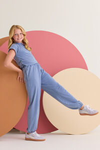 Addison Layered Tee And Jogger Set Detail 3 - Altar'd State