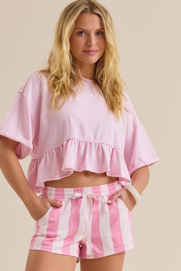 Anna Stripe Mini Short - Altar'd State