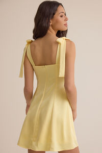 Posie Satin Mini Dress Detail 5 - Altar'd State