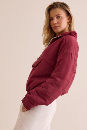 Courtside Cloud Puff Quarter Zip - Altar'd State - 