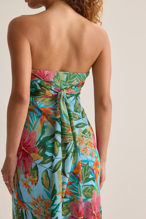 Hadley Tropical Print Maxi Dress - Altar'd State - 