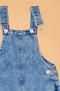 Madelyn Embroidered Daisy Overalls Detail 3 - Altar'd State