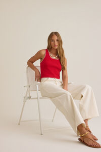 Allie Knit Tank Detail 3 - Altar'd State