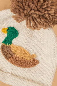 Duck Chunky Knit Beanie Detail 2 - Altar'd State