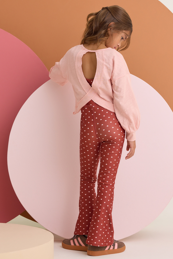 Hannah Heart Flare Jumpsuit - Altar'd State