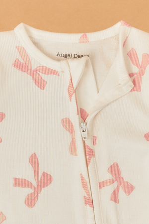 Pretty Bows Ruffle Footie - Altar'd State - 