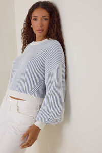 Marie Plaited Stripe Sweater Detail 3 - Altar'd State