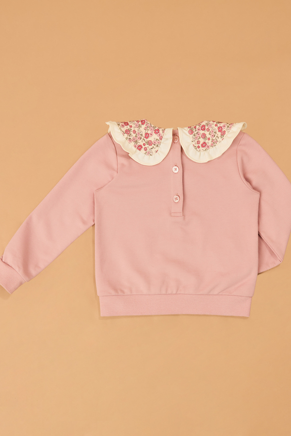 Sara Ruffle Collar Long Sleeve Detail 4 - Altar'd State