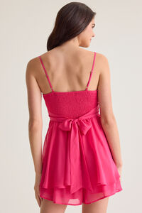 Laila Double Layer Romper Detail 3 - Altar'd State