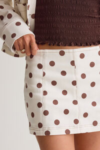 Kaeleigh Polka Dot Mini Skort Detail 5 - Altar'd State
