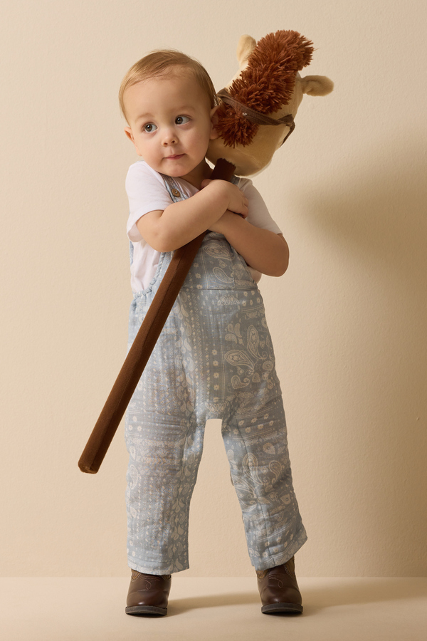 Emery Patchwork Overalls - Altar'd State