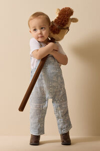 Emery Patchwork Overalls - Altar'd State