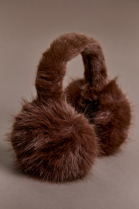 Chestnut Fur Ear Muffs - Altar'd State
