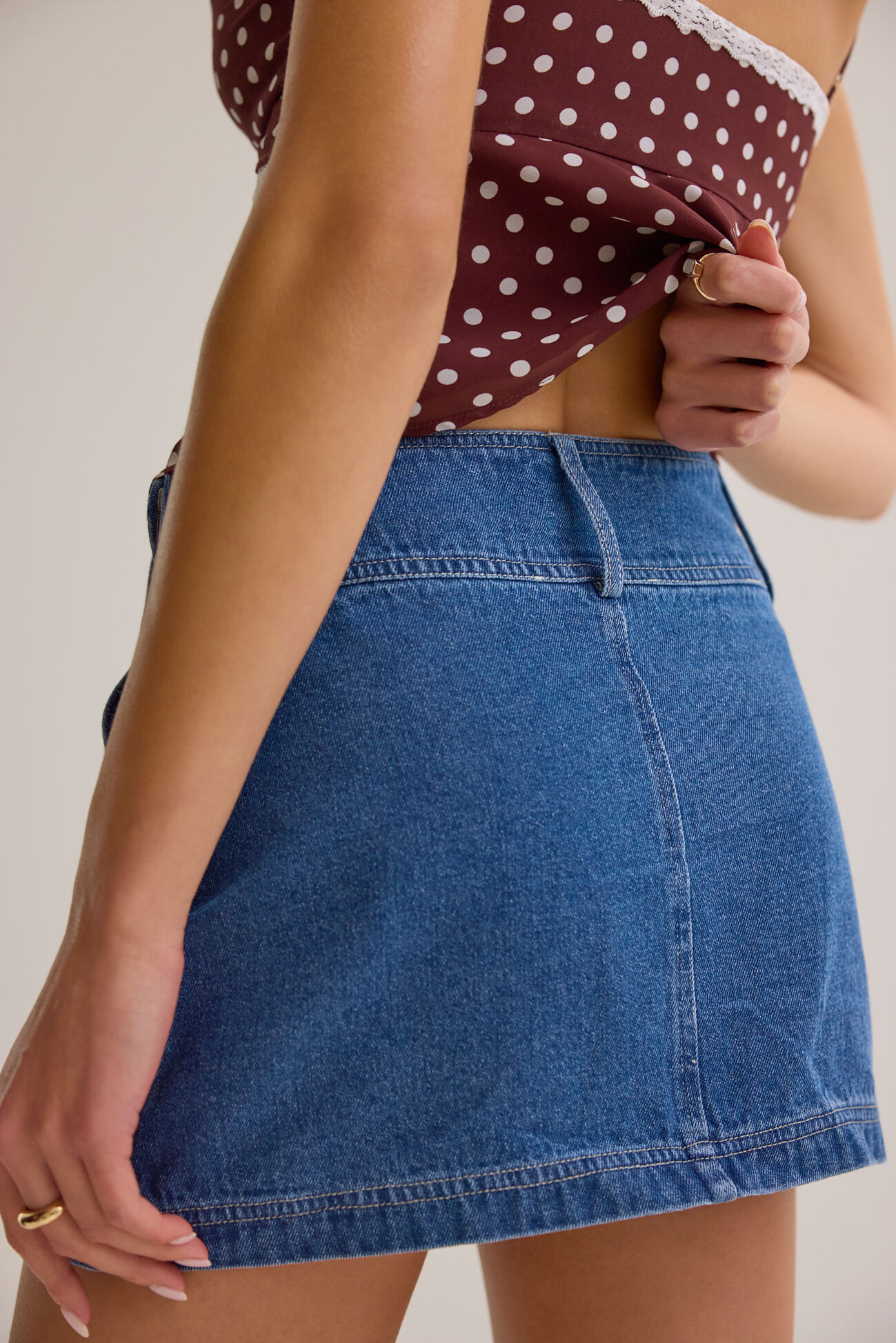 Karsen Denim Mini Skirt