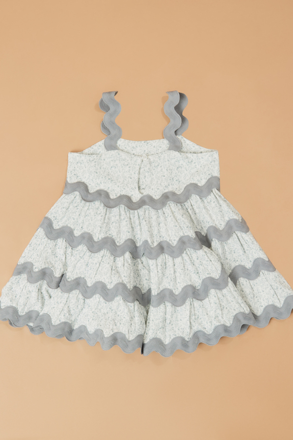 Amelia Floral Ric Rac Toddler Dress Detail 4 - Altar'd State