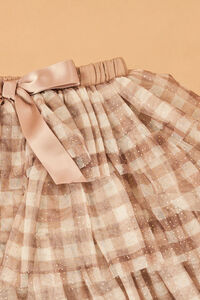 Gracie Gingham Tutu Skort Detail 2 - Altar'd State