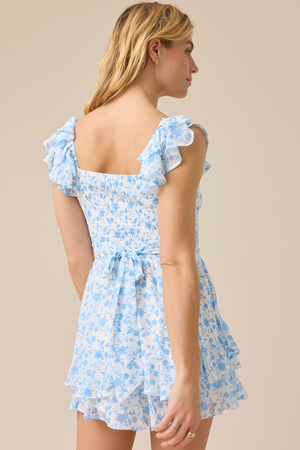 Lainey Double Layered Romper - Altar'd State - 