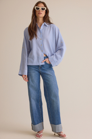 Lillian Button Up Top - Altar'd State - 