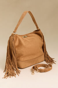 Bronwyn Suede Fringe Bag Detail 5 - Altar'd State