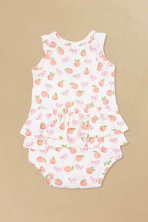 Bow Peachy Ruffle Bodysuit - Altar'd State - 