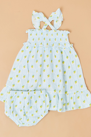 Lovely Lemons Dress and Bloomer Set - Altar'd State - 