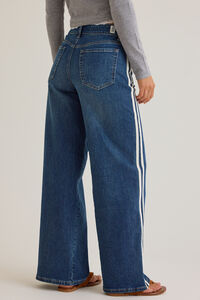 Skylar Side Stripe Jeans Detail 6 - Altar'd State