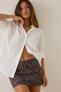 Ryleigh Paisley Mini Skort - Altar'd State